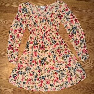 Charlotte Russe Floral Long Sleeve Dress